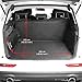 Beauty Star Cargo Liner Cover, Pet Seat Cover for SUVs Cars Trunk Waterproof Material Dog Pet Scratch Proof Muddy Stuff Protect Cover Easy Install Nonslip Mat (Black)+Collapsible Bowl+Dog Seat Belt