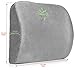 Smart Lumbar Support Back Cushion Pillow - for Lower Back Pain Relief, Everlasting Comfort, Ergonomic 3-Strap System (Grey)