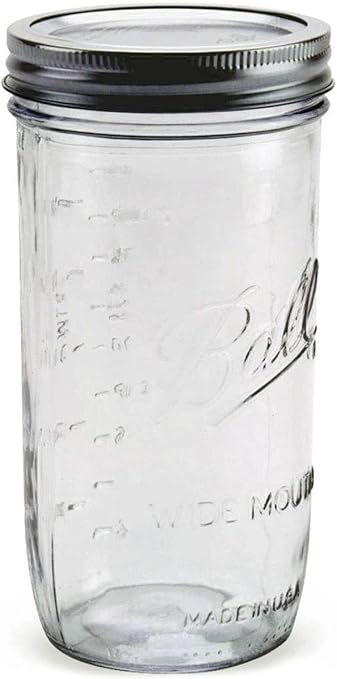 KoRo - Ball Mason Jar 24 oz - 710 ml Fassungsvermögen - optimal zum