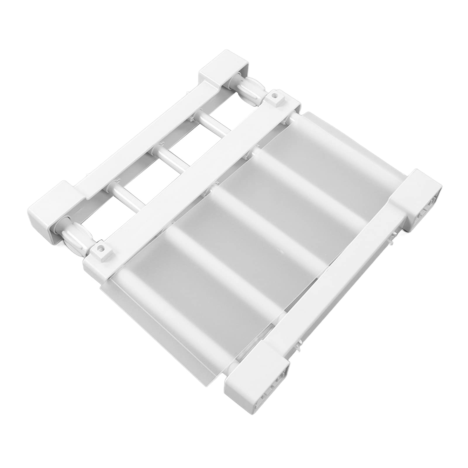 Closet Hanging Rod with Expandable, Closet Shelf with Hanging Rod Made of Premium PP and Steel Tube, Closet Rod Can Be Used As a Shoe Rack, for Book Rack, for Rack (23‑30cm /