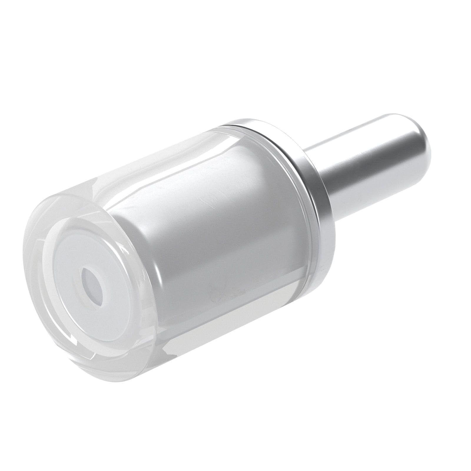 SOTECH 100 x Shelf Support for Drill Hole 3 mm Rubberised Shelf Support Plug-in Assembly for Glass and Wooden Shelves