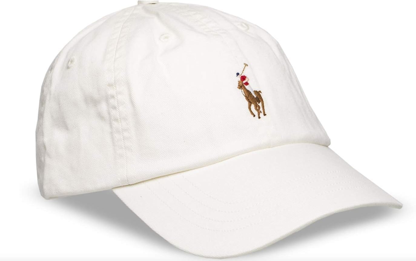Ralph Lauren Men's Baseball Cap White White One Size: Amazon.co.uk: Clothing