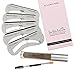 Natural Eyebrow Gel Sculpting Duo Volumizing Fiber Gel with Dual Edge Precision Spoolie Brush Applicator and Shaper Stencils - Waterproof and Smear Proof Formula by Bella Brow (Brown/Black)