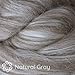 BABY ALPACA SILK Fiber Blend. Luxuriously Soft Combed Top Wool Roving for Spinning, Felting, Blending and other Fiber Crafts. Natural Gray