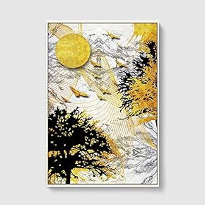 SIGNFORD Framed Canvas Home Artwork Decoration Nordic Style...