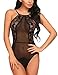 Avidlove Sexy Lingerie for Women Teddy One Piece Floral Lace Halter Babydoll Mini Bodysiut