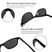 SUNGAIT Polarized Wayfarer Sunglasses for Men Women - Classic Full Metal Frame Style