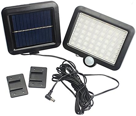 180LM Super Bright 56 LEDs Solar Power PIR Motion Sensor Flood Light Security Outdoor Wall Lamp