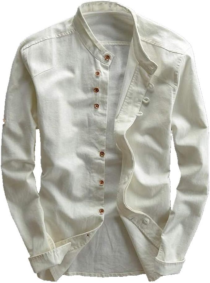Spring Herren Militärhemd Langarm - Baumwolle Freizeithemd Für Outdoor
