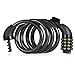 Amazer Bike Cable Lock, 4-Feet Bike Locks Cable Self Coiling Resettable Combination Cable Bike Locks with Mounting Bracket, 4 Feet x 1/2 Inch (2 Pack)