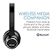 MEE audio Wave Bluetooth Wireless On-Ear Headphones with Headset Functionality