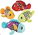 Fun Express Plush Shiny Fish, Fish Stuffed Animal Party Favors, One Dozen