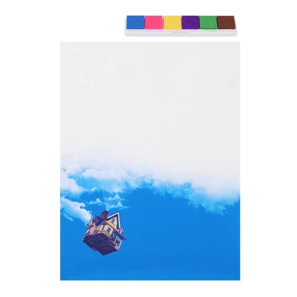 Fingerprint Tree Decor Memory Guestbook Wedding Classmates Reunion Painting Signature Book Cartoon Paper Wedding Party