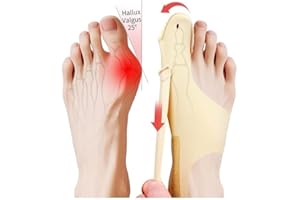 RUSHFORWARD 2 Pcs Bunion Corrector & Adjustable Toe Spacer for Women 123456798