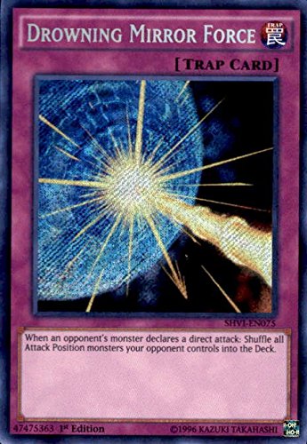 Yu-Gi-Oh! - Drowning Mirror Force (SHVI-EN075) - Shining Victories - 1st Edition - Secret Rare