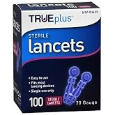 TRUEPLUS LANCETS 30G 100