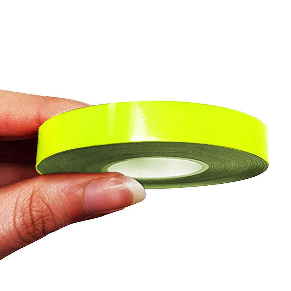 4R Quattroerre.it 10502 Trim Stripes Adhesive Strips for Cars, Neon Yellow, 10 mm x 10 mt
