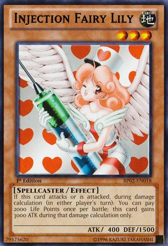 Yu-Gi-Oh! - Injection Fairy Lily (BP02-EN018) - Battle Pack 2: War of the Giants - 1st Edition - Rare