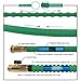 50 ft Hose - Expandable Garden Hose - Heavy Duty Flexible Hose - Water Hose with 9-Pattern Spray Nozzle and Hose Storage Bag (3-Piece Set). Kink and Tangle-Free Lawn and Plant Watering System
