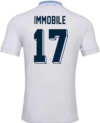 2018 19 Lazio Away Football Soccer T Shirt Jersey Ciro Immobile 17 Soccer Equipment Amazon Canada