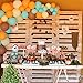 Fall Party Balloon Garland & Arch Kit-100pcs Orange Brown Green Yellow Color Latex Balloons, 16 Feets Arch Balloon Strip for Autumn Party Fall Party Baby Shower Birthday Thanksgiving Decoration