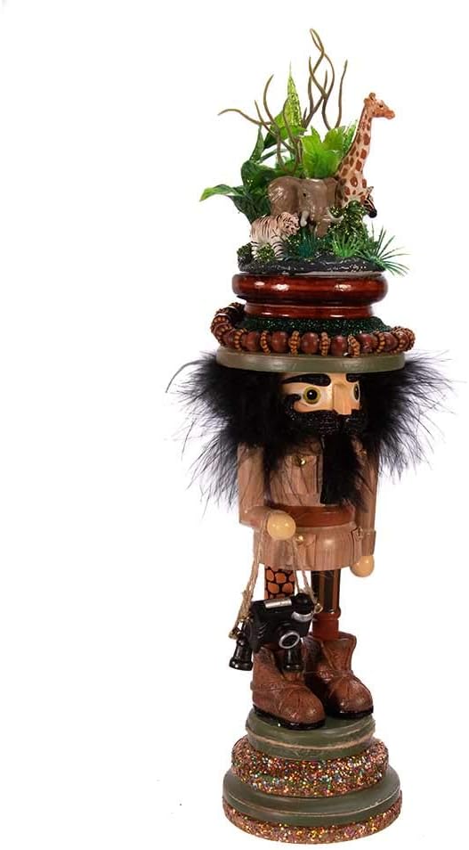 Nutcrackers - Kurt S. Adler Kurt Adler 15-Inch Hollywood Zoo Menagerie Nutcracker, Multi