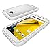 Moto E 2nd Gen Case - Poetic [Affinity Series] Moto E 2nd Gen Case - [TPU Grip Bumper] [Corner Protection] Protective Hybrid Case for Motorola Moto E 2nd Gen (2015) Frost Clear/White (3-Year Manufacturer Warranty From Poetic)