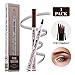 Eyebrow Tattoo Pen -LQQL microblade pen Microblading Eyebrow Pencil with a Micro-Fork Tip Applicator Creates Natural Looking Brows Effortlessly and Stays on All Day (#01 Chestnut)