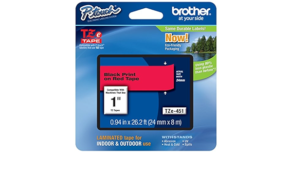 brother e550w tape
