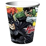 DC Comics Justice League 9oz Paper Cups - 8ct