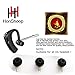 Ear Tips Replacement,HONSHOOP Original Black Rubber Earbuds and Sponge Covers,Perfect for All K6&K10 Bluetooth Earpiece with Multi-size(Large,Medium and Small)
