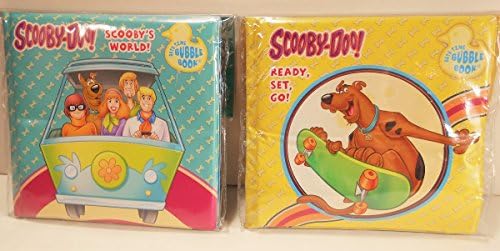Scooby-Doo! Set of 2 Bath Time Bubble Books: "Ready, Set Go!" and "Scooby's World!"