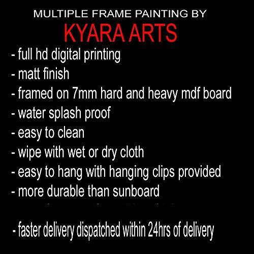 KYARA-ARTS-Wood-Shiva-Framed-Painting-Multicolour-Religious-50-x-30-inch KYARA ARTS Wood Framed Abstract wall Painting, Multicolour, 50 x 30 inch, Standard