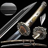GLW Sword Japanese Tachi Sword Folded Combat Steel