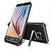 S6 Battery Case, SQdeal 4200mAh Rechargeable External Backup Battery Case Portable Charging Case with Kickstand for Samsung Galaxy S 6 G920 All Version (Black)