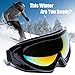MIGAGA UV Protection Ski Goggles Adjustable Portable Motorcycle Bicycle Goggles Dustproof Scratch-Resistant CS Army Tactical Military Goggles Windproof Snowmobile Eyewear Outdoor Riding Glasses