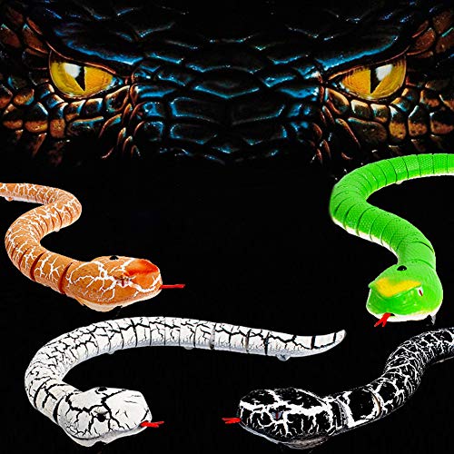 Studyset RC Toy Rechargeable Remote Control Snake Realistic Simulation Toys for Children Green
