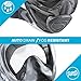 Wildhorn Outfitters Seaview 180° V2 Full Face Snorkel Mask with FLOWTECH Advanced Breathing System - Allows for A Natural & Safe Snorkeling Experience- Panoramic Side Snorkel Set Design