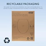 AQUALONA Premium Soft Close Toilet Seat Moulded Wood Teak view 8