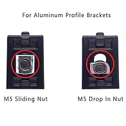 200pcs M5 T-Nuts Screws Kit for 2020 2040 8020