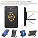 Fintie Case for Samsung Galaxy Tab A 10.1 (2016 NO S Pen Version), [Tuatara Magic Ring] 360 Rotating Multi-Functional Grip Stand Shockproof Cover Built-in Screen Protector, Black