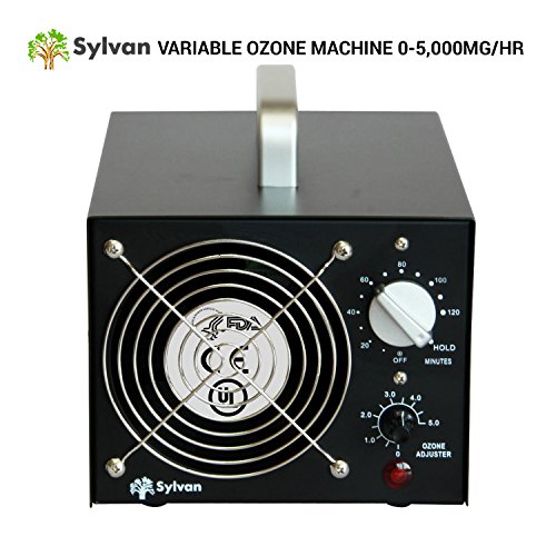 Sylvan Variable Ozone Generator 5000mg/hr Adjustable Ozone Air Purifier Output Machine Ozonator