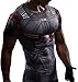 L&H Men's Second-Skin Cycling Jogging Quick-Day Second-Skin Compression Shirt