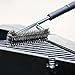 Grill Brush Barbecue Cleaner – 3-in-1 Stainless Steel, 18” Strong Grip Handle – BBQ Cleaning Made Easy for All Gas and Charcoal Grills – Perfect Barbecue present for Grilling by out and house