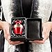 Trupoint Memorials Small Urns for Human Ashes Keepsake, Decorative Mini Cremation Urn for Adult Men and Women, Small Grecian Red and Gold