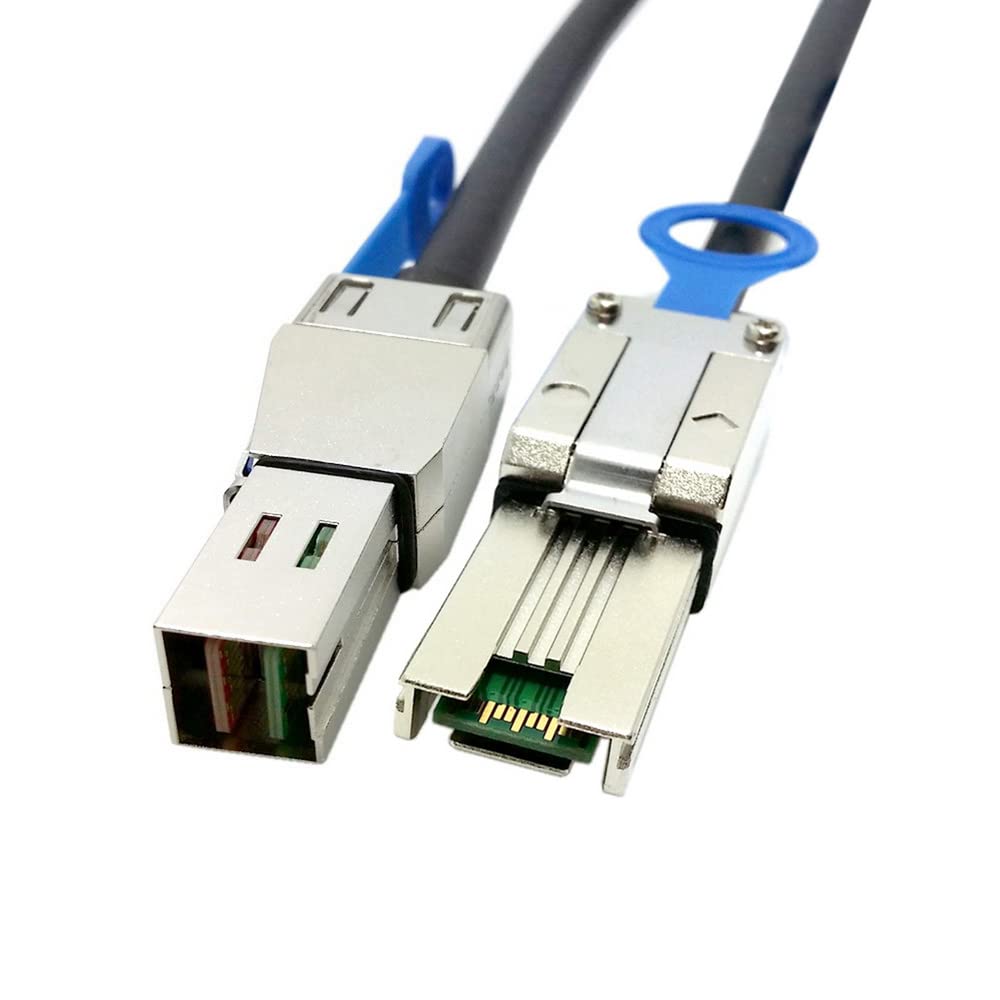 CY Mini SAS 4X SFF-8088 to Mini SAS High Density HD SFF-8644 Data Server Raid External Cable 50cm