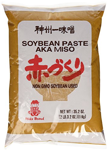 Aka Red Miso Paste Soybea paste NON GMO No MSG Added 35.2oz Miko Brand - Thumbnail 3