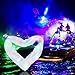 LED Scarf Light up Scarf Clothing for Women Men Kids Novelty Funny Gifts Christmas Scarf Costume for Christmas Party Birthday (White)