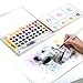 Dainayw Watercolor Paint Set, Professional 48 Assorted Watercolors, Perfect Watercolor Pan Set, Travel Watercolor Kit Includes 2 Water Brushes, 2 Sponges & A Mixing Palette