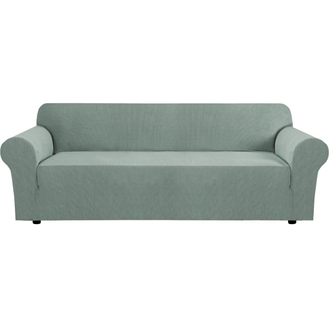 Photo 1 of H.VERSAILTEX Stretch Extra Large Sofa Covers Sofa Slipcovers for Living Room Furniture Covers for Pets Feature Thick Checked Jacquard Fabric with Elastic Bottom, Sofa X-Large - Sage